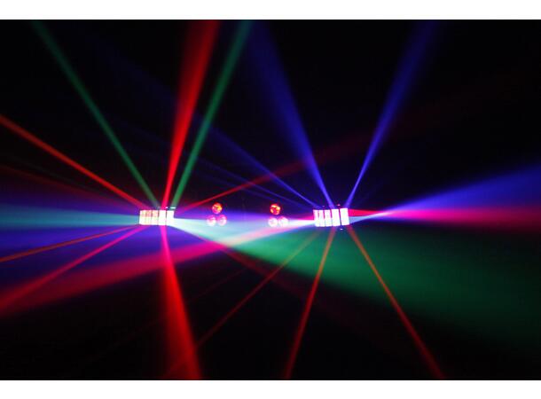 JB SYSTEMS PARTY BAR Lyseffekt laser+led par/effect/strobe + remote